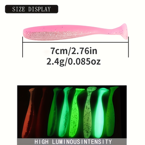 เหยื่อตก<span class=keywords><strong>ปลา</strong></span>แบบนิ่มหางรูปตัว T ขนาดเล็ก 20 ชิ้น น้ำหนัก 0.4 กรัม <span class=keywords><strong>ลอย</strong></span>น้ำได้/จมน้ำได้ เหยื่อตก<span class=keywords><strong>ปลา</strong></span>ไบโอนิค สำหรับ<span class=keywords><strong>ปลา</strong></span>กระพงดำ - Product Image 3