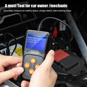 Testeur numérique de <span class=keywords><strong>batterie</strong></span> de voiture Analyseur de démarrage Konnwei KW600 12V Plomb Acid AGM GEL EFB Battery Checker <span class=keywords><strong>en</strong></span> polonais russe espagnol - Product Image 3