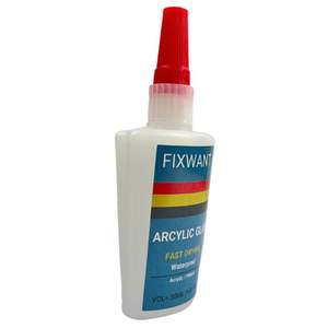 FIXWANT 30ML <span class=keywords><strong>Colle</strong></span> Acrylique Instantanée Forte Transparente PMMA Adhésif ABS Plexiglas PVC Plastique Imperméable Séchage Rapide <span class=keywords><strong>Colle</strong></span> - Product Image 2