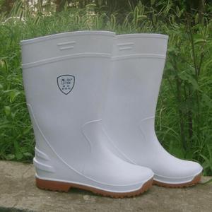 Fournisseur direct d'usine de Shanghai de bottes blanches de qualité alimentaire, antidérapantes, imperméables, résistantes aux acides et aux alcalis, adaptées pour - Product Image 1