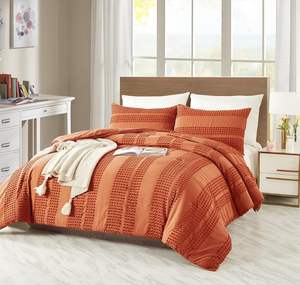 Juego de colcha doble Juego de funda nórdica Boho para uso en Hotel Jacquard - Product Image 4