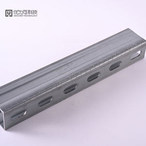 פלדה בצורת <span class=keywords><strong>C</strong></span> מסוג יוניסטרט, מגנזיום-אבץ-אלומיניום, להתקנה תעשייתית בבנייה סיטונאית - Product Image 1