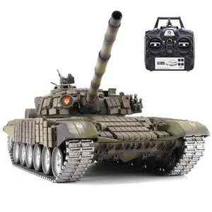 Heng uzun 3939-1 1:16 ölçekli Russa ana savaş tankı T72 yükseltme Pro alaşım Metal 4WD zırh paletli kamyon RC tankları RTR hediye oyuncak