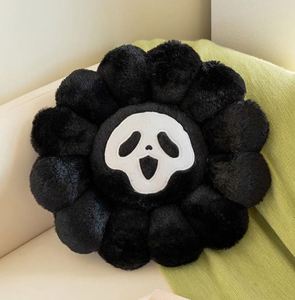 หมอนอิงผ้านุ่มลายดอกทานตะวันสีสันสดใสเบาะหน้ายิ้มหมอนอิงผ้ากำมะหยี่ - Product Image 4