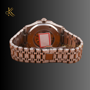 Reloj de diamantes Moissanite de calidad superior con brillo impresionante y diseño elegante para una ocasión elegante de uso diario y formal - Product Image 4