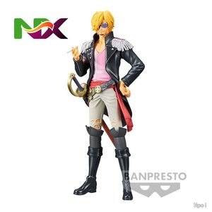 Figuras de Acción de Anime One Piece de 17 cm, Sanji, <span class=keywords><strong>Zoro</strong></span>, Luffy, en Traje Negro de Grand Line, Hechas de PVC, Estilo de Dibujos Animados, Manualidades de Plástico - Product Image 6
