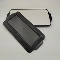 Assiette rectangulaire en bambou mélamine japonaise longue et noire lavable au lave-vaisselle pour camping barbecue restaurant amical