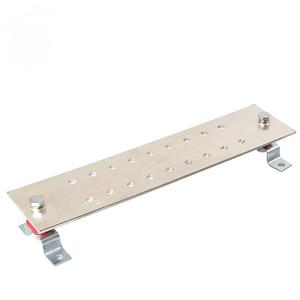 Tamaño personalizado de fábrica Barra de tierra barata Conector de cable eléctrico Barra colectora de cobre sólido con aisladores - Product Image 5