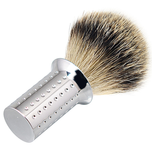 ZY Mejor Brocha de <span class=keywords><strong>Afeitar</strong></span> de Pelo de Ardilla con Mango de Aluminio, Herramienta de Aseo de <span class=keywords><strong>Barba</strong></span> para Afeitado en Húmedo, Suministros de Barbero de Lujo para Crema de <span class=keywords><strong>Afeitar</strong></span> - Product Image 4