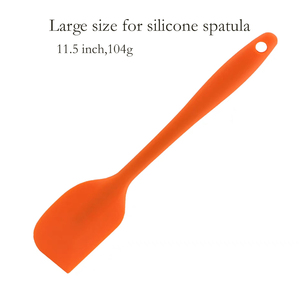 Spatule en silicone résistante à la chaleur jusqu'à 450 degrés ° Ustensile de cuisson antiadhésif, compatible lave-vaisselle, sans BPA, flexible, pour mélanger et racler - Product Image 5