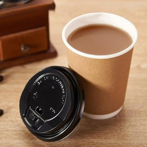 แก้วกาแฟชาแบบใช้แล้วทิ้งสองชั้นปรับแต่งได้ วัสดุรีไซเคิลเกรดอาหาร พิมพ์ลายตามสั่ง เป็นมิตรกับสิ่งแวดล้อม บรรจุภัณฑ์แบบนำกลับบ้าน - Product Image 5