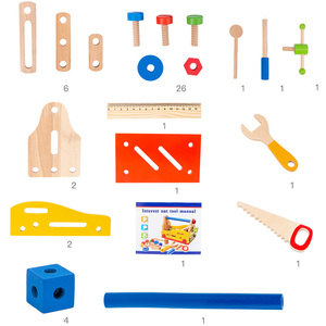 Best Selling Baby Education Game Wooden Pretend Play Toy Tools For Toddlers Pretend Play Toy Tool Set Tools Set Toys For Kids