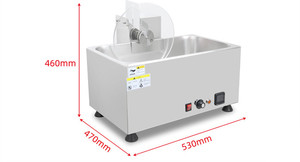 Machine à tempérer le chocolat en acier inoxydable, petite machine à faire fondre le chocolat, pour en-cas - Product Image 5