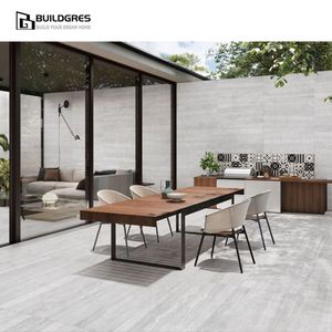 Buildgres hiện đại travertine Matte bề mặt sứ tráng men gạch lát sàn trong nhà ngoài trời 600x600mm - Product Image 3