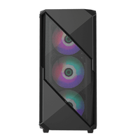 GAMEMAX Revolt(3606) ATX Mid Tower Desktop Gaming Computer Case with 360 Water Cooling Support Plastic Material with Fan