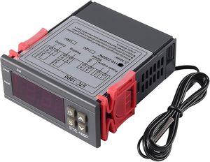Controlador de Temperatura Digital STC-1000 10A DC 12V, Interruptor de Control de Termostato, 2 Salidas de Relé y Sonda de Temperatura Digital NTC - Product Image 1