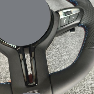 Volante Personalizado de Fibra de Carbono/Cuero para BMW Serie F, para BMW F36 F87 M2 F30 F10, Volante de Alcántara - Product Image 2