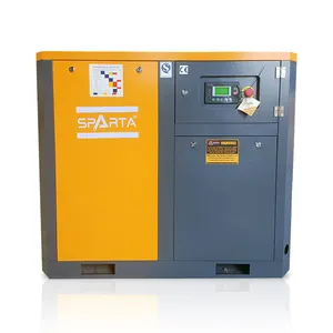 Top sale 15KW Power Frequency Screw Air Compressor with CE for Machinery