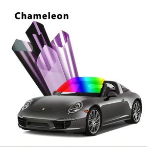 2025 New Arrival Tắc Kè Hoa Tint cửa sổ phim Tím <span class=keywords><strong>Red</strong></span> Blue <span class=keywords><strong>UV</strong></span> bảo vệ năng lượng mặt trời Nano gốm xu hướng xe phim - Product Image 4