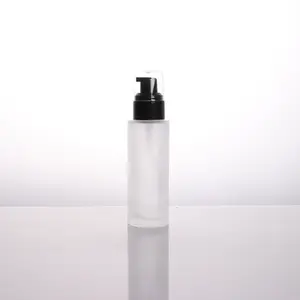 20Ml 30Ml 40Ml 50Ml 60Ml 80Ml Lege Matglazen Buislotion Flessen Met Plastic Doppen Verstuiver Voor Parfumverpakking