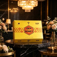 OEM ODM Vip Honey Mélange de miels naturels Miel Black Horse Coffrets cadeaux