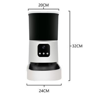Mangeoire automatique pour animaux de compagnie, wi-fi, 4 l, 2.4G, bol avec caméra, amovible, en acier inoxydable - Product Image 4