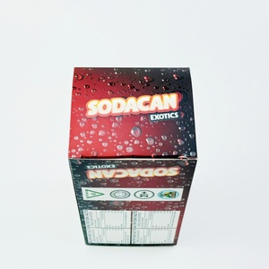 Độc đáo UV nước thả kết cấu Đá Đồ uống đóng gói hộp tuyệt đẹp bóng tại chỗ UV tùy chỉnh có thể gập lại bao bì hộp giấy - Product Image 3