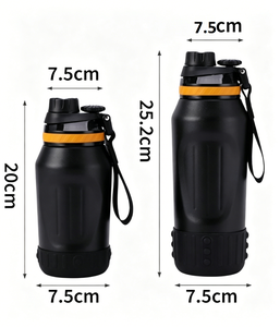 550ml/750ml Stainless Steel Double Wall Vacuum Insulated Thermos 6-12 Hours Thermal Insulation Portable for <b>Hot</b>/Cold Drinks - Product Image 3