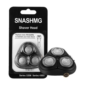 Cabezal <span class=keywords><strong>de</strong></span> Repuesto para <span class=keywords><strong>Afeitadora</strong></span> <span class=keywords><strong>Philips</strong></span> Serie 4000 3000 S4303 S3206S2305, Cuchilla <span class=keywords><strong>de</strong></span> Acero Inoxidable, Categoría <span class=keywords><strong>de</strong></span> Producto - Product Image 1