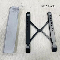 Support pliable pour ordinateur portable/tablette Zeno Home, support de bureau réglable en hauteur, conforme à la norme RoHS