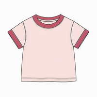 Fabricante de Ropa Infantil, Camisetas para Bebés y Niños, Suaves y Transpirables, Lavables a Máquina, Camisetas Personalizadas para Niñas