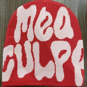 VENTA CALIENTE Lana Adulto Personalizado Reciclado Mens Rollup Otoño Invierno Crochet Street Hip Pop Beanie Hat Cap - Product Image 5