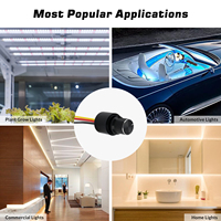 Northwave-interrupteur rotatif à Led, avec bouton-poussoir, étanche, pour bande lumineuse, lampe de croissance