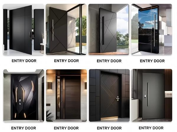Cast Aluminum DoorHigh End Fireproof Entrance Door · image 8