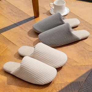 รองเท้าสลิปเปอร์ผ้าใบ veca ผ้าฝ้ายกันคราบและดูดซับเหงื่อได้ทุกฤดูกาล - Product Image 4