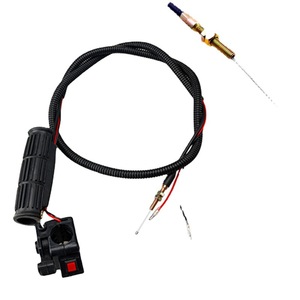 Accesorios para cortacésped de hilo vibratorio tipo mochila con cordón de tracción y regla recta, y perforadoras de postes de doble propósito - Product Image 1