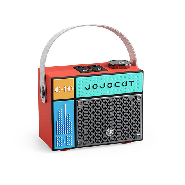 2024 New Upgraded Retro Wireless BT5.1 Speaker with Big Battery TF Card Slot and USB C Charing Port