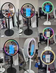 2023 Màn Hình Cảm Ứng Ảnh Tự Sướng Ma Thuật Ảnh Gương Gian Hàng Máy Vẻ Đẹp Gương Ảnh Gian Hàng Khởi Động Cả Hai Con Camara Với PC Kết Nối - Product Image 4