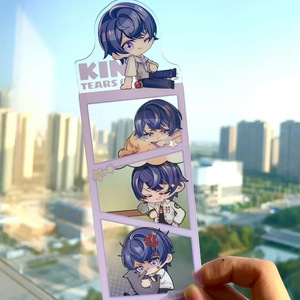 Customized Thin Acrylic Transparent Bookmarks Printed logo Advertising Gifts Bookmark Custom