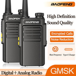 2PCS Baofeng GMSK Digital W31D Walkie Talkie, Llamadas Encriptadas, Reducción <span class=keywords><strong>de</strong></span> Ruido, Radio HD, Cargador Tipo-<span class=keywords><strong>C</strong></span>, Radio Bidireccional UHF BF-888s - Product Image 1