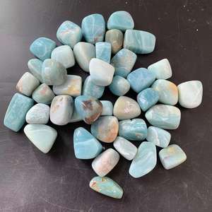 Ghiaia burattata <span class=keywords><strong>amazzonite</strong></span> <span class=keywords><strong>verde</strong></span> sfusa di alta qualità all'ingrosso di 2-4cm per la decorazione - Product Image 4