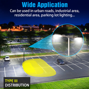 UL DLC elencato Alloggiamento di Alluminio 100-277v Dusk to Dawn 600W Equivalente led scatola da scarpe area di parcheggio luce - Product Image 6