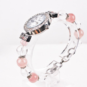 Bracciale Fortune Stone Duobao in Cristallo, Orologio <span class=keywords><strong>da</strong></span> Donna di Lusso Leggero con Diamanti Incastonati e Quadrante a Fritillaria - Product Image 2