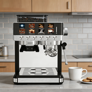 Cafetera Espresso Automática con Bomba ULKA de Alta Presión de 20 Bares y 1350w, Botón Táctil Duradero, Tanque de Agua de 1.8L, Compatible con Dolce Gusto - Product Image 1
