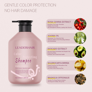 LEADERHAIR OEM ODM blando antiossidante protezione del colore <span class=keywords><strong>Shampoo</strong></span> naturale ingredienti vegetali Color Lock <span class=keywords><strong>Shampoo</strong></span> per capelli tinti - Product Image 6