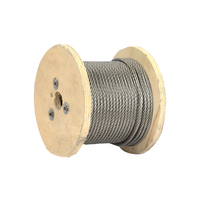 Câble métallique en acier inoxydable sans fin personnalisé 316L 304L 904L Grades EN Traitement de coupe standard pour élingue