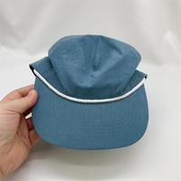 Sombrero de nailon de 5 paneles barato para deportes de verano, gorra Snapback de 5 paneles sin estructura en blanco liso con cuerda/cuerda