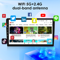 Universel 4 canaux 360 degrés oiseau caméra voiture satereo système 4G android 10.36 pouces lecteur multimédia de voiture avec navigation gps