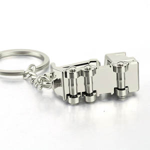 Llavero 3D Personalizado de Camión Mezclador de Concreto, Soporte para Llavero de Máquinas de Transporte, Regalos, Llavero Metálico de Camión Mezclador - Product Image 3