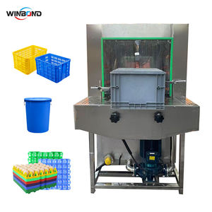 Industrielle Tablett waschmaschine Automatische Waschmaschine Fabrik preis Kisten waschmaschine - Product Image 2